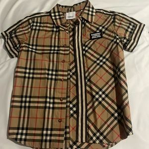 Children’s Burberry plaid shirt, Size-8